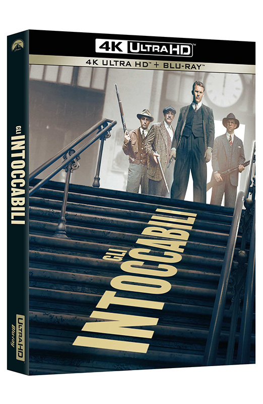 The Untouchables - Gli Intoccabili - Blu-ray 4K UHD + Blu-ray (Blu-ray) Cover The Untouchables - Gli Intoccabili - Blu-ray 4K UHD + Blu-ray (Blu-ray) Cover