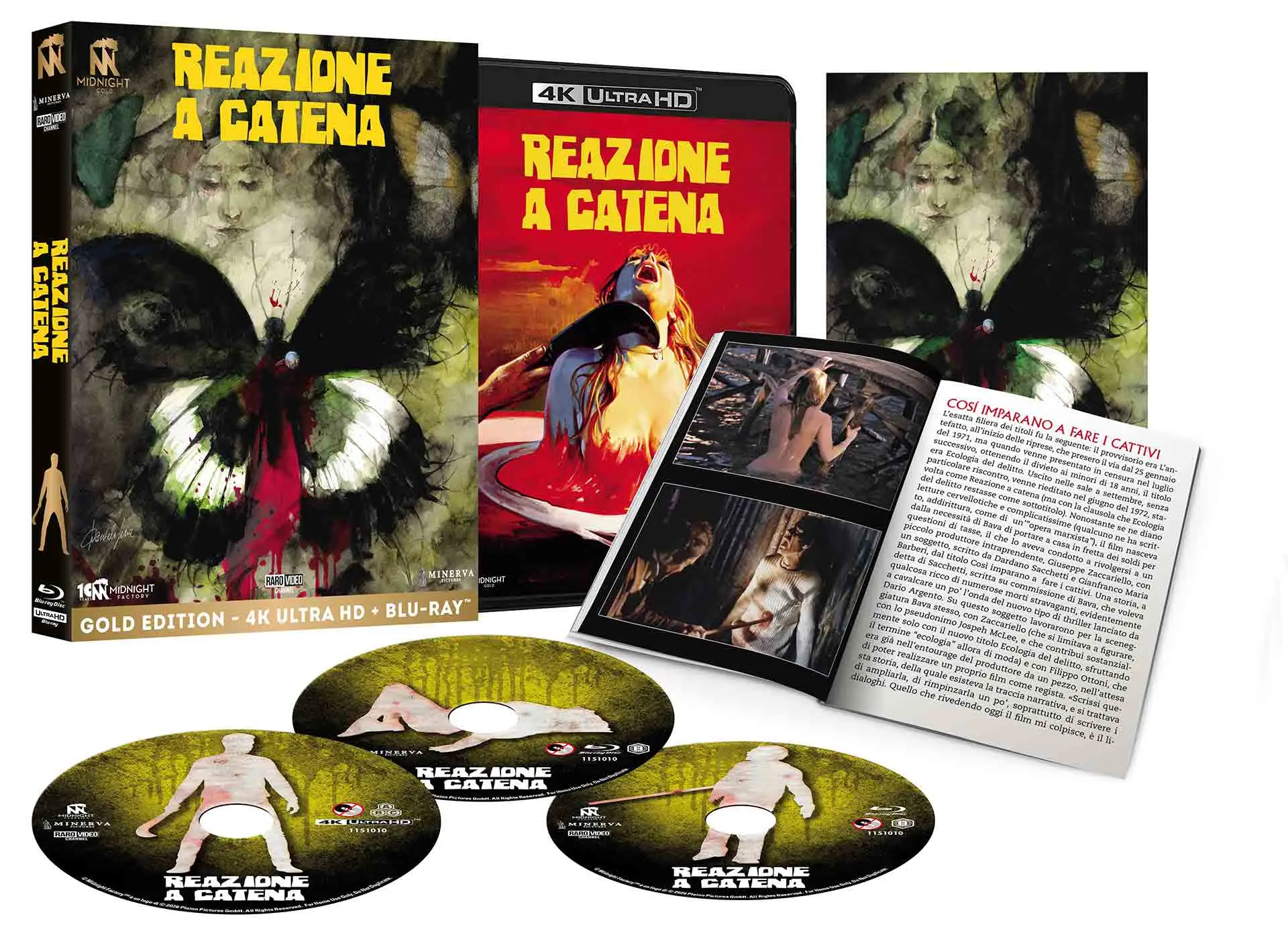Reazione a Catena - Limited Edition Midnight Gold 4K Ultra HD + Blu-ray + Blu-ray Bonus + Booklet + Card (Blu-ray)