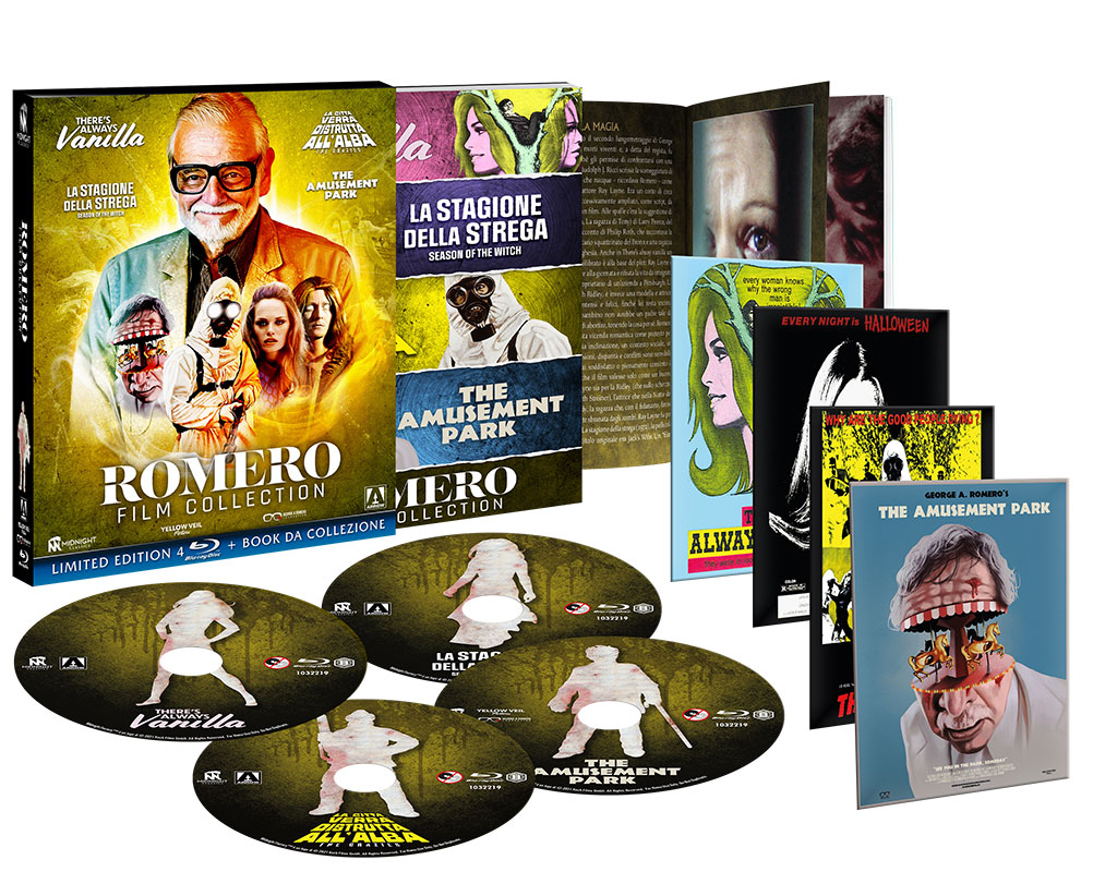 Romero Film Collection - Limited Edition 4 Blu-ray + Book da Collezione (Blu-ray) Romero Film Collection - Limited Edition 4 Blu-ray + Book da Collezione (Blu-ray)