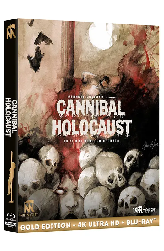 Cannibal Holocaust - Limited Edition Midnight Gold 4K Ultra HD + Blu-ray + Blu-ray Bonus + Booklet + Card (Blu-ray)