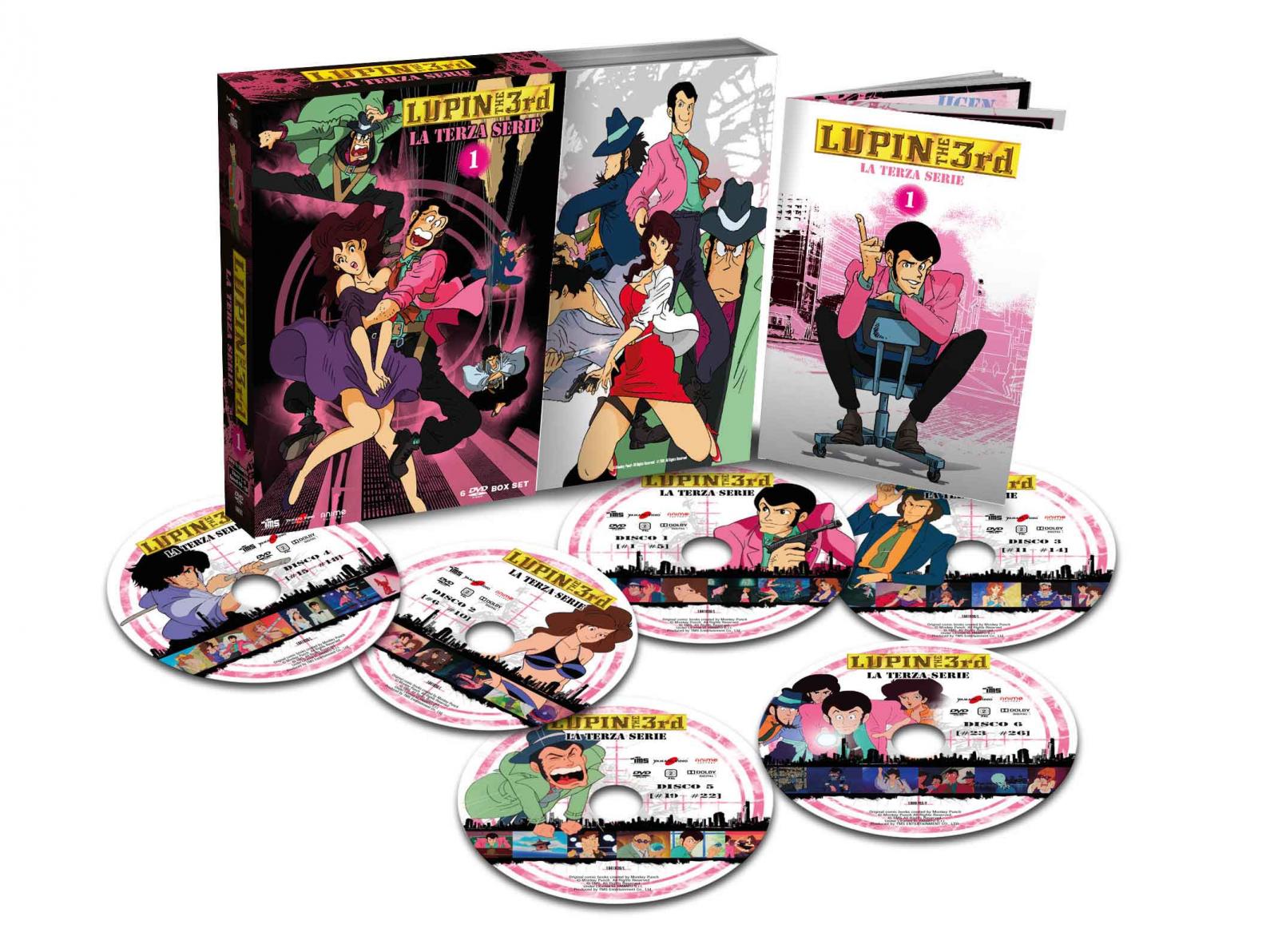 Lupin III - La Terza Serie - Volume 1 - Boxset 6 DVD (DVD) Image 3