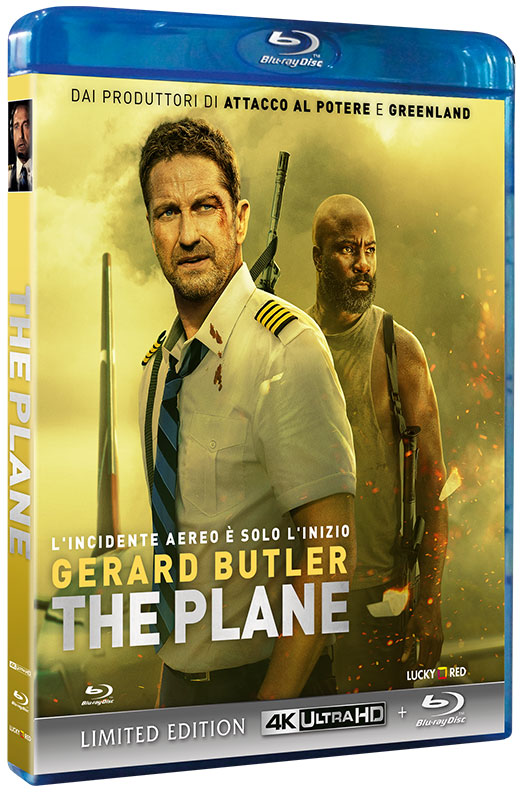 The Plane - 4K Ultra HD + Blu-ray (Blu-ray) Cover