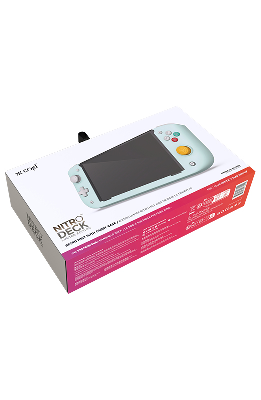 Nitro Deck Retro Menta Limited Edition per Nintendo Switch Electronics, Phone, Mobile Phone, Computer Hardware, Monitor
