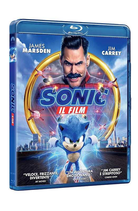 Sonic - Il Film - Blu-ray (Blu-ray) Cover Disk, Dvd
