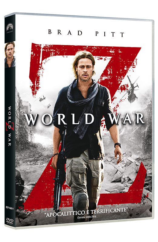 World War Z - DVD (DVD) Book, Publication, Adult, Man, Person