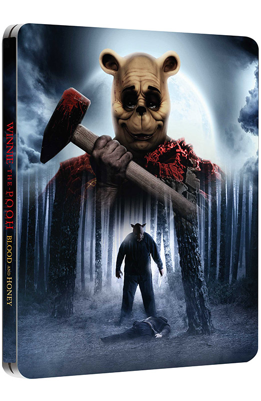 Winnie The Pooh: Sangue e Miele - Steelbook Luminescente 4K Ultra HD + Blu-ray + Booklet (Blu-ray) Cover Winnie The Pooh: Sangue e Miele - Steelbook Luminescente 4K Ultra HD + Blu-ray + Booklet (Blu-ray) Cover