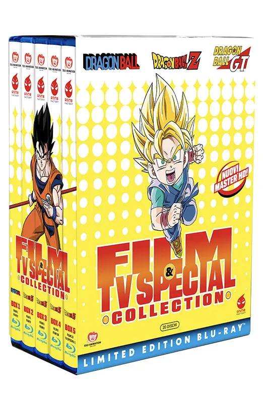 Dragon Ball Film & TV Special Collection - Limited Edition Anime Factory 20 Blu-ray (Blu-ray)