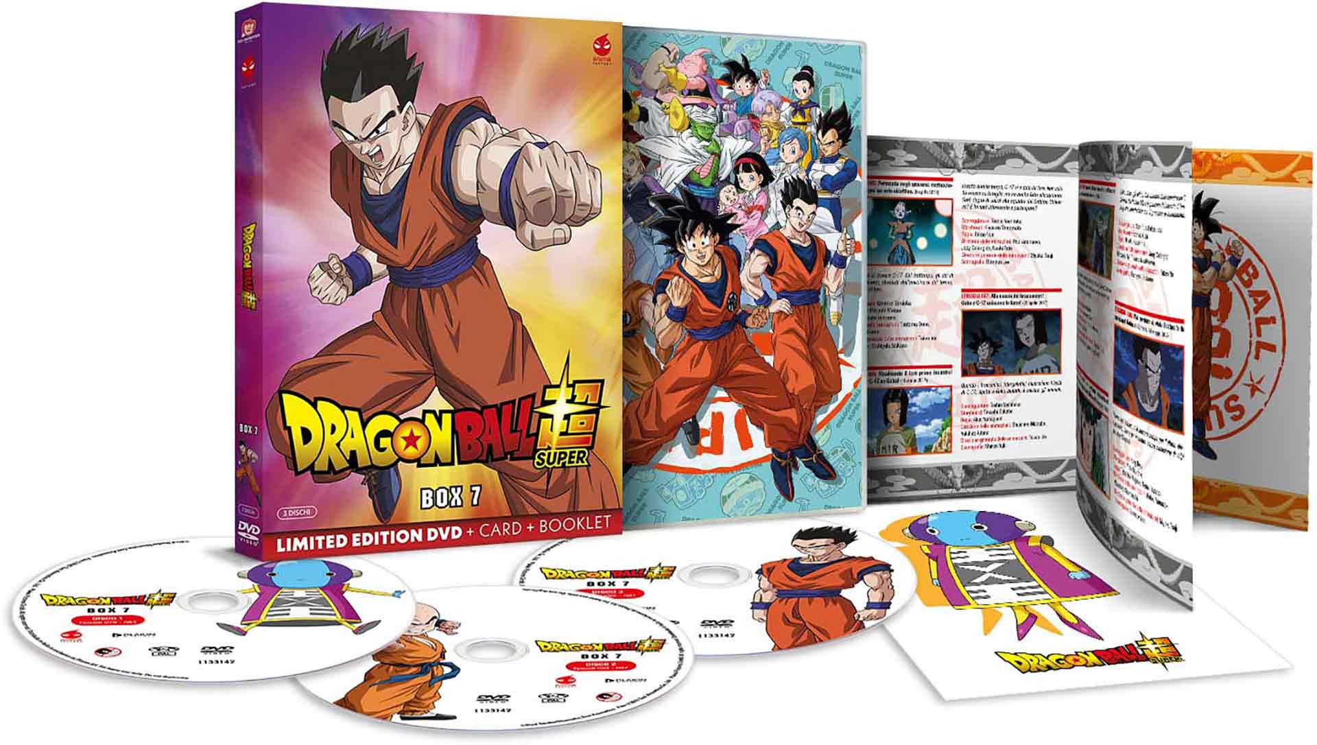 Dragon Ball Super - Volume 7 - Limited Edition 3 DVD + Card + Booklet (DVD) Dragon Ball Super - Volume 7 - Limited Edition 3 DVD + Card + Booklet (DVD)