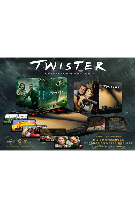 Twister - Collector's Edition Steelbook 4K Ultra HD + Blu-ray (Blu-ray) Cover