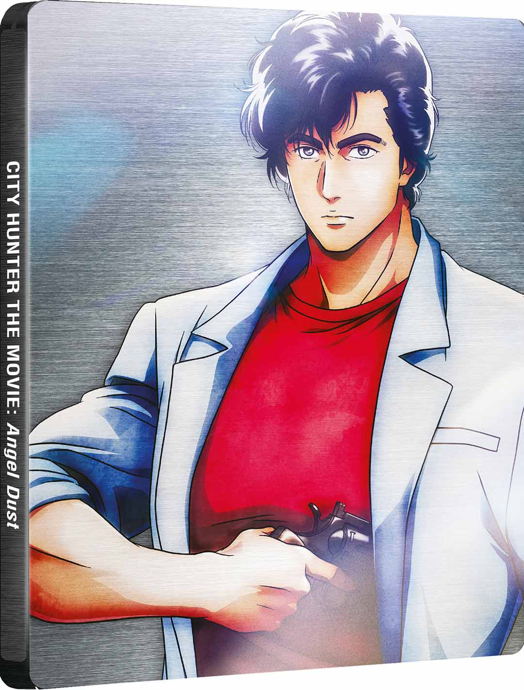City Hunter The Movie: Angel Dust - Steelbook Anime Factory Blu-ray + DVD (Blu-ray)(DVD) Book, Publication, Comics, Person, Face
