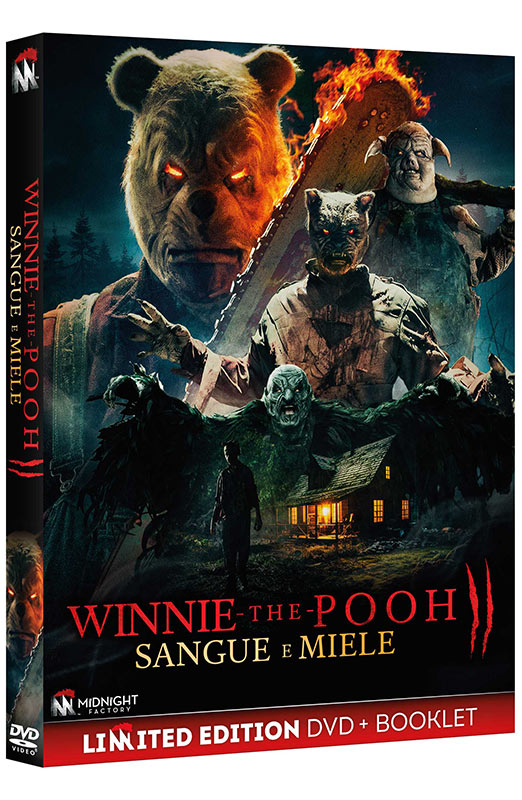 Winnie The Pooh: Sangue e Miele 2 - Limited Edition Midnight Factory DVD + Booklet (DVD) Book, Publication, Person, Bear, Advertisement