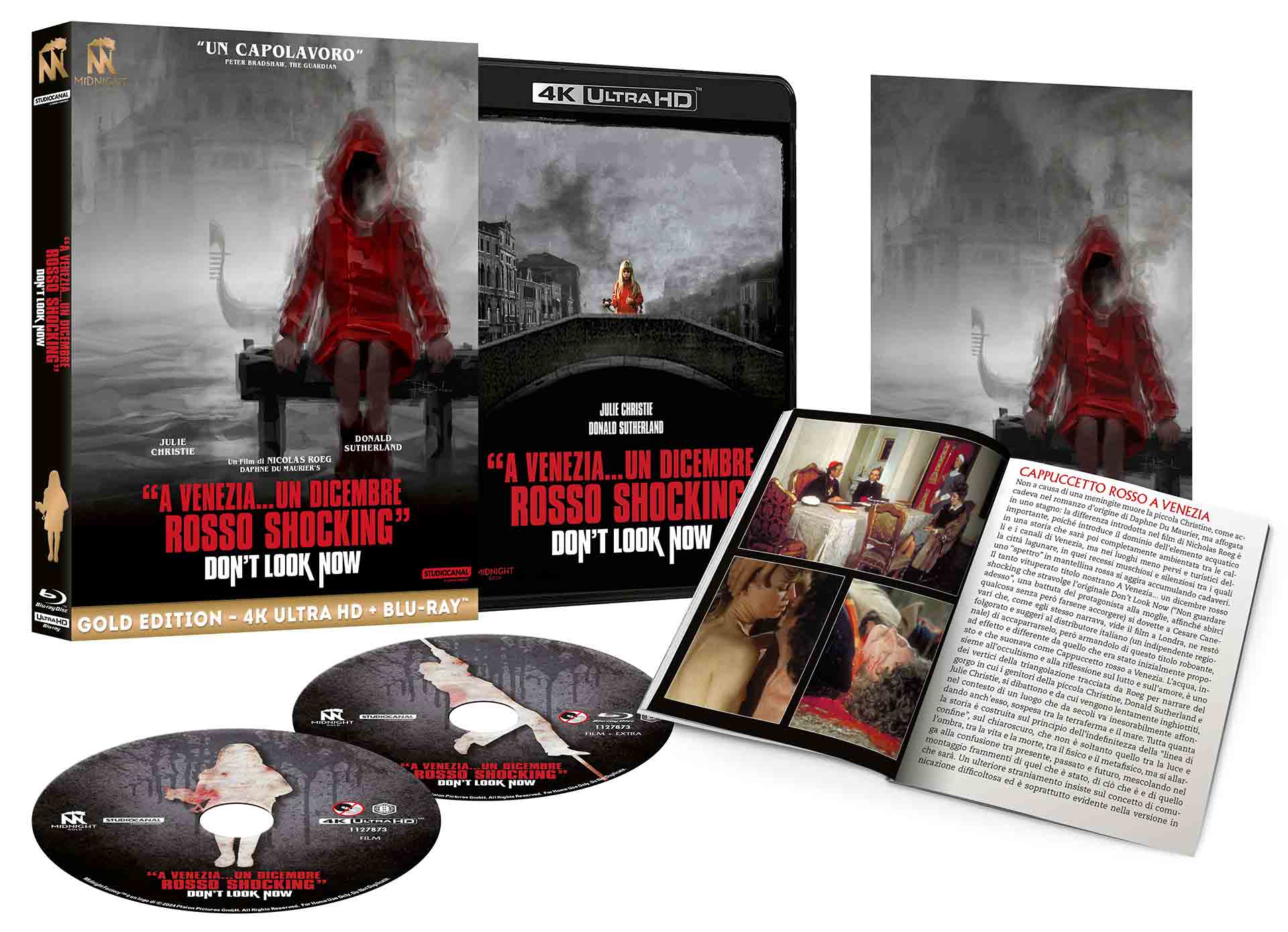 A Venezia… Un Dicembre Rosso Shocking - Don't Look Now - Limited Edition Midnight Gold 4K Ultra HD + Blu-ray + Booklet + Card (Blu-ray) Image 2