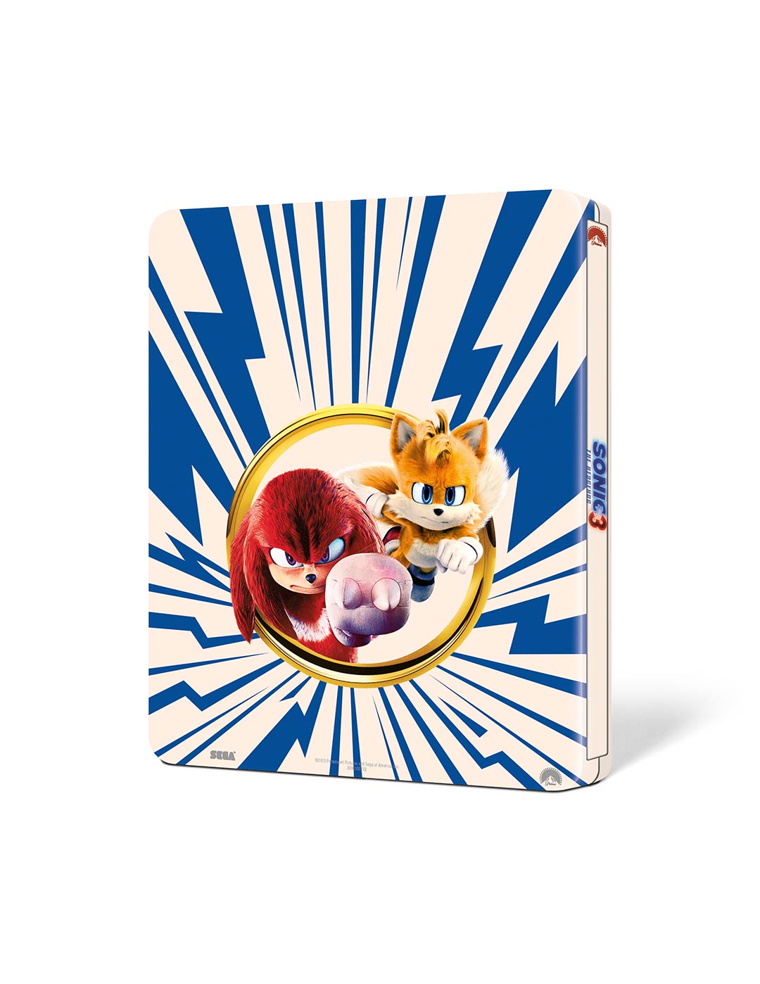 Sonic 3 - Il Film - Steelbook Blu 4K Ultra HD + Blu-ray (Blu-ray) Person, Face, Head