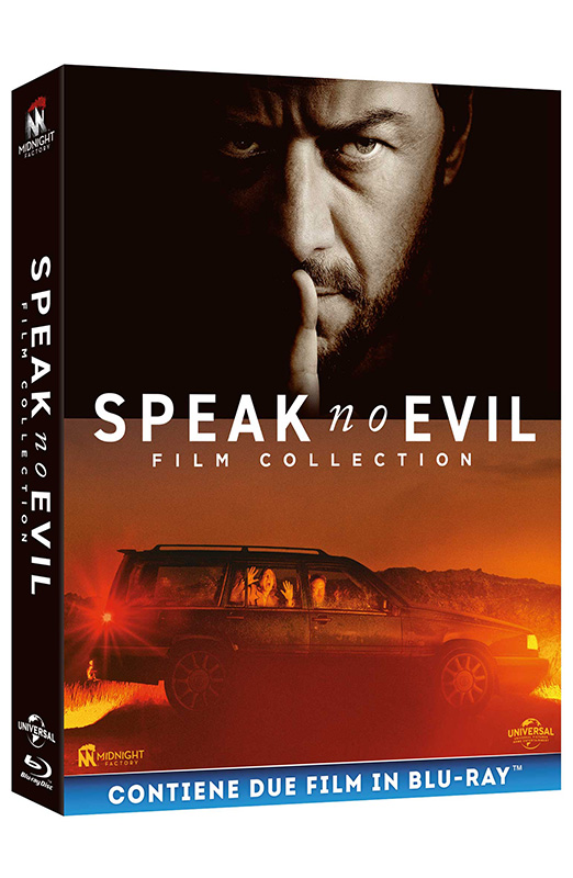 Speak No Evil Film Collection - Limited Edition Midnight Factory 2 Blu-ray (Blu-ray) Book, Publication, Novel, Car, Person