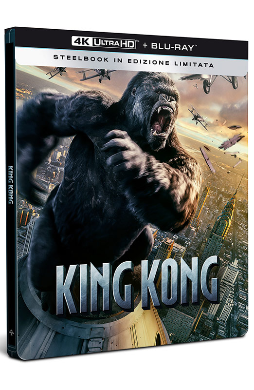 King Kong (2005) - Steelbook 4K Ultra HD + Blu-ray + Blu-ray Bonus (Blu-ray)