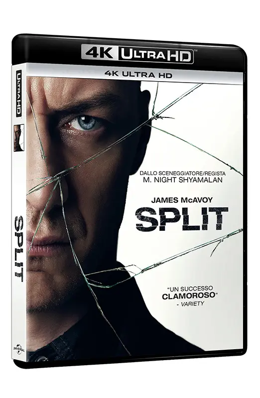 Split - 4K Ultra HD (Blu-ray) Cover Split - 4K Ultra HD (Blu-ray) Cover