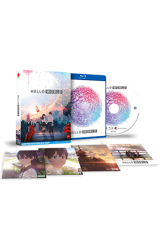 Hello World - Limited Edition Blu-ray + 4 Special Cards (Blu-ray) Hello World - Limited Edition Blu-ray + 4 Special Cards (Blu-ray)
