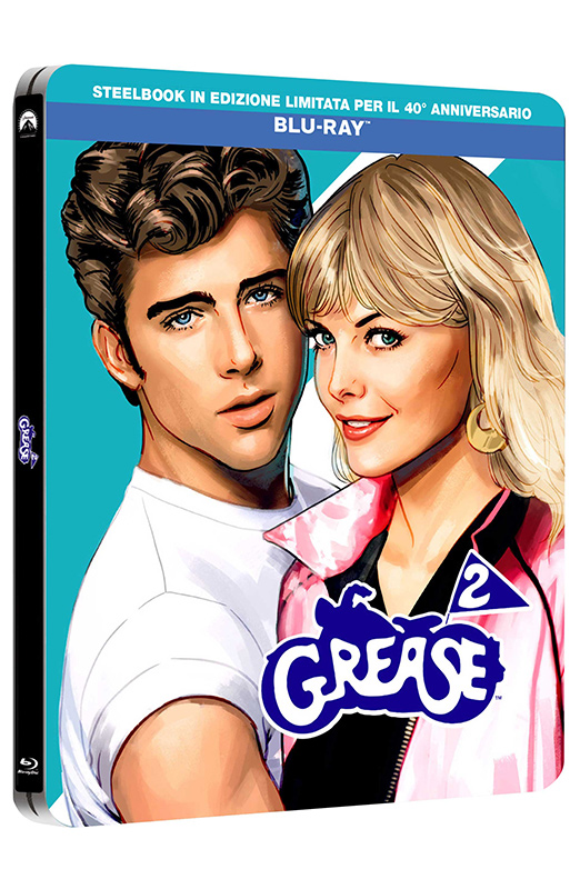 Grease 2 - Edizione 40° Anniversario - Steelbook Limited Edition Blu-ray (Blu-ray) Cover Grease 2 - Edizione 40° Anniversario - Steelbook Limited Edition Blu-ray (Blu-ray) Cover