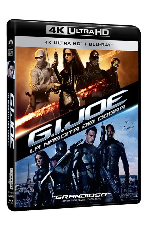 G.I. Joe - La Nascita dei Cobra - 4K Ultra HD + Blu-ray (Blu-ray) Cover G.I. Joe - La Nascita dei Cobra - 4K Ultra HD + Blu-ray (Blu-ray) Cover