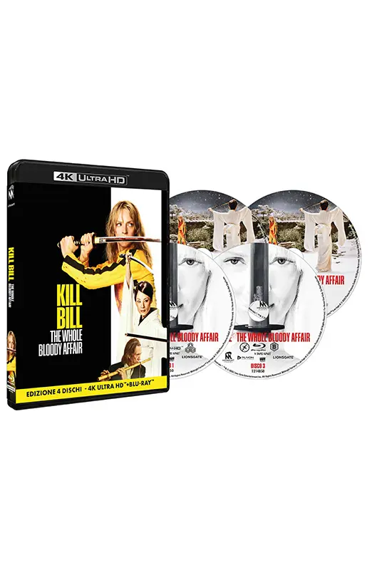 Kill Bill: The Whole Bloody Affair - 2 4K Ultra HD + 2 Blu-ray Midnight Factory (Blu-ray)