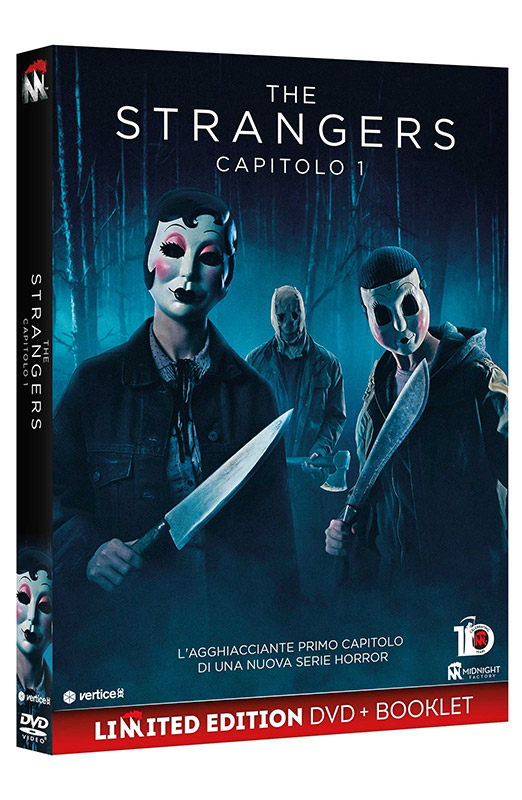 The Strangers: Capitolo 1 - Limited Edition Midnight Factory DVD + Booklet (DVD) Knife, Book, Person, Adult, Man