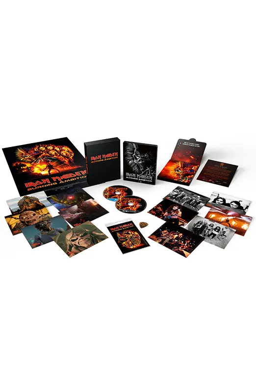 Iron Maiden: Burning Ambition - Collector's Edition Steelbook 4K Ultra HD + Blu-ray + Cards + Poster + Gadgets (Blu-ray)