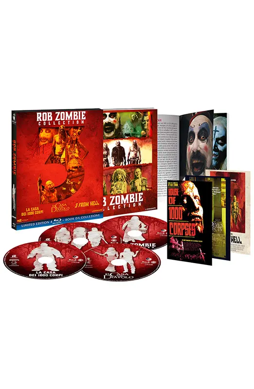 Rob Zombie Boxset - Limited Edition Midnight Classics 3 Blu-ray + Blu-ray Bonus + Cards + Book da Collezione (Blu-ray)
