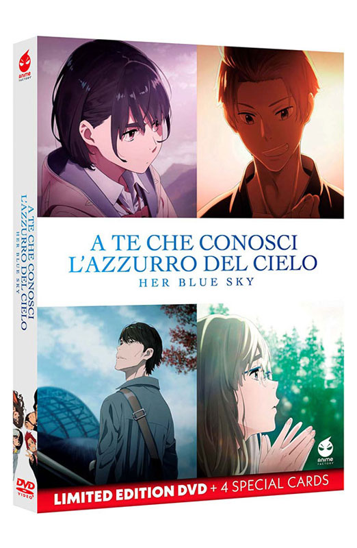 A Te che Conosci l'Azzurro del Cielo - Her Blue Sky - Limited Edition DVD + 4 Special Cards (DVD) A Te che Conosci l'Azzurro del Cielo - Her Blue Sky - Limited Edition DVD + 4 Special Cards (DVD)