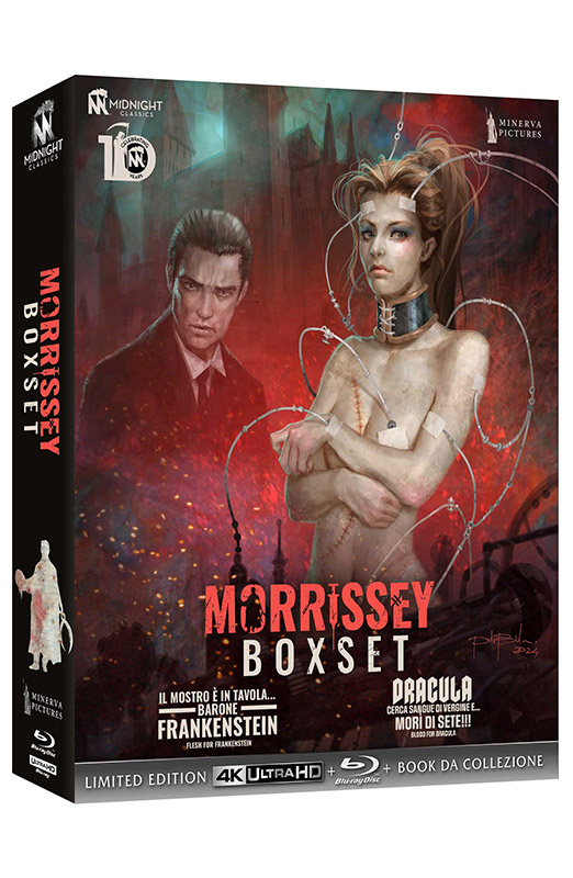 Paul Morrissey Boxset - Limited Edition Midnight Classics 2 4K Ultra HD + 2 Blu-ray + 2 Blu-ray Bonus + Card + Book da Collezione (Blu-ray) Book, Publication, Person, Adult, Man