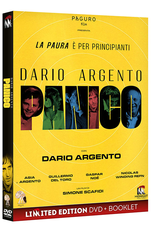 Dario Argento Panico - Limited Edition Midnight Factory DVD + Booklet (DVD) Cover