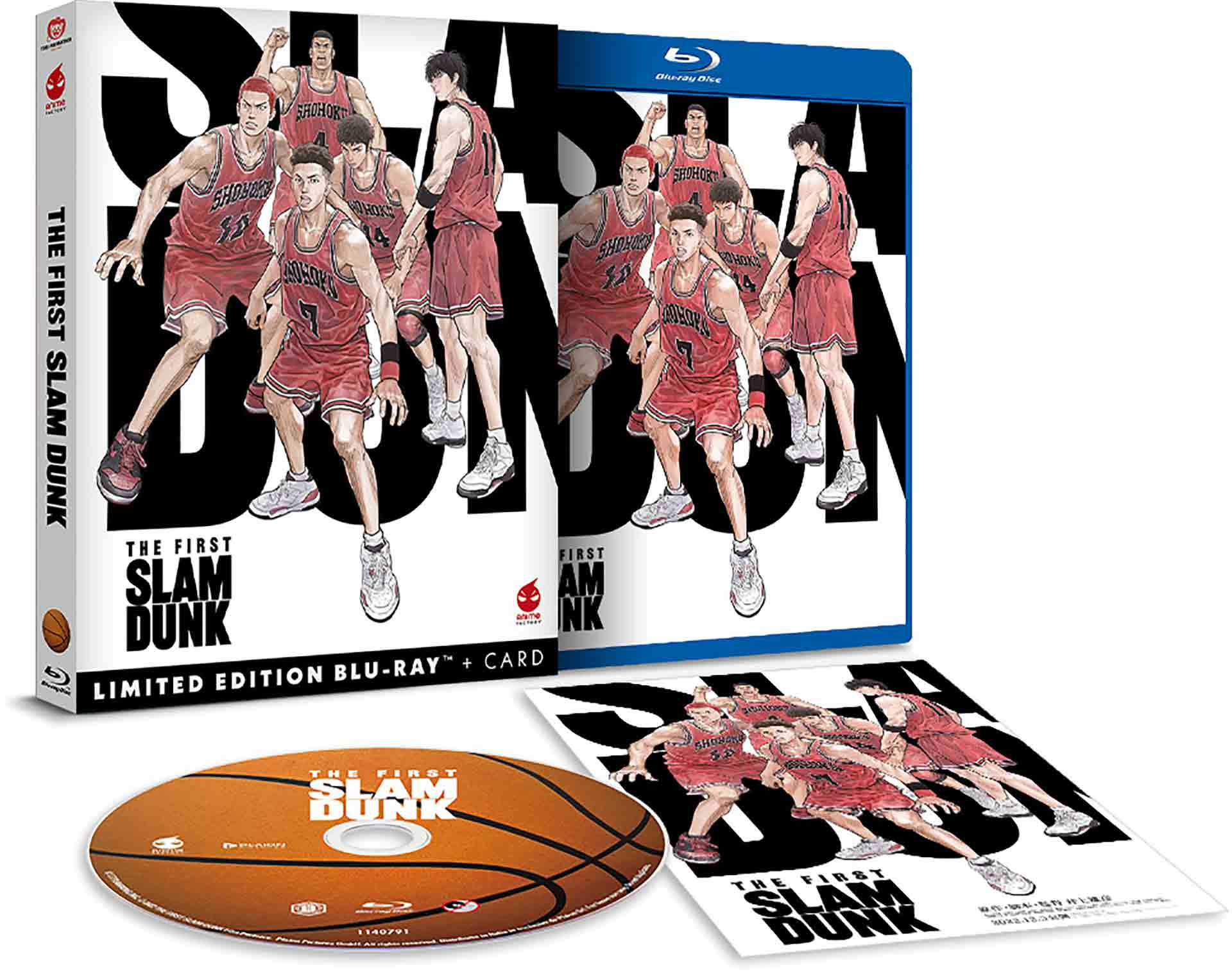 The First Slam Dunk - Limited Edition Anime Factory Blu-ray + Card da Collezione (Blu-ray) Rugby Ball, Sport, People, Person, Shoe
