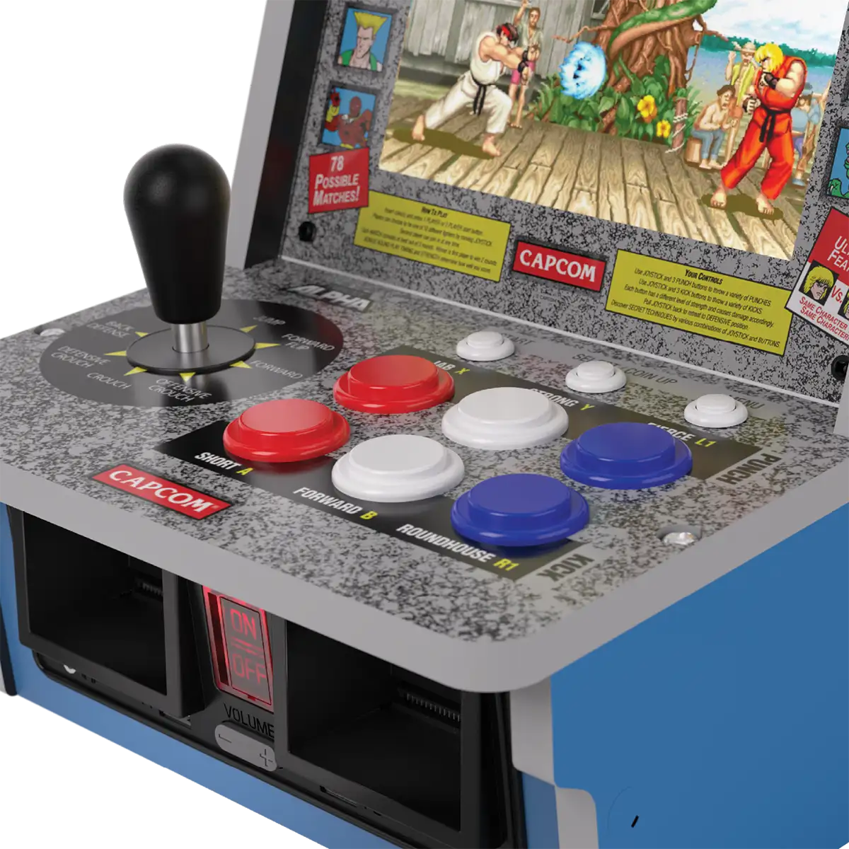 Evercade Alpha Street Fighter Bartop Arcade Evercade Alpha Street Fighter Bartop Arcade