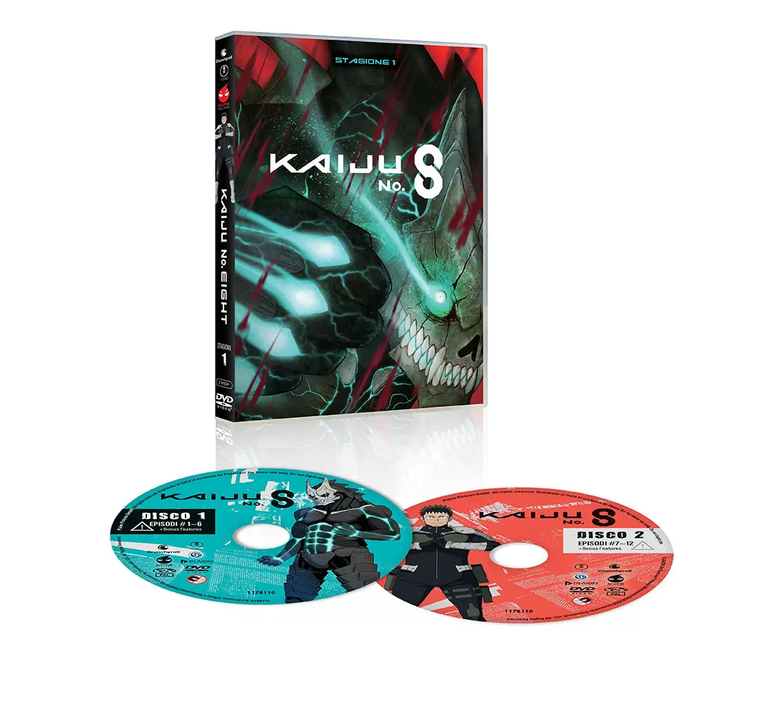 Kaiju No.8 - Stagione 1 - Box Set Anime Factory 2 DVD - Serie TV Completa (DVD)