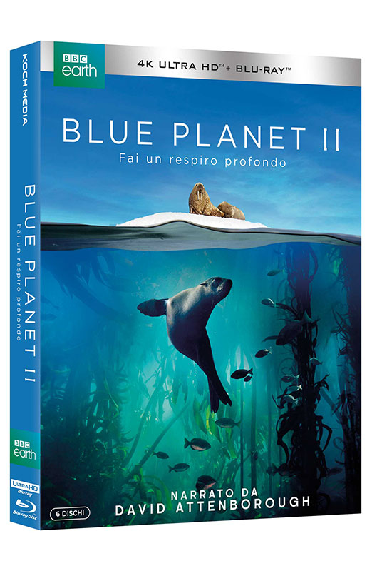 Blue Planet II - Blu-ray 4K UHD + Blu-ray - 6 Blu-ray + Booklet (Blu-ray) Cover