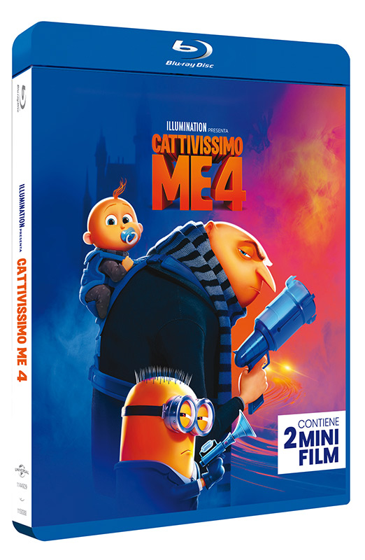 Cattivissimo Me 4 - Blu-ray (Blu-ray) Cover Baby, Person, Helmet
