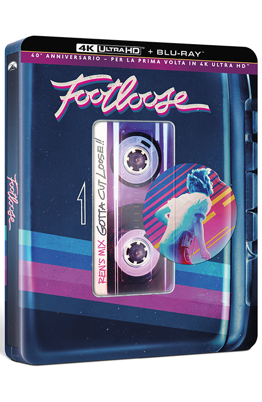 Footloose - Steelbook 4K Ultra HD + Blu-ray - Edizione 40° Anniversario (Blu-ray) Cover