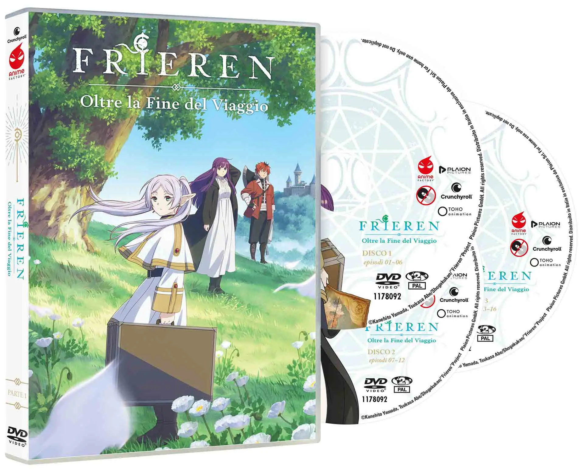 Frieren - Oltre la Fine del Viaggio - Parte 1 - Box Set Anime Factory 3 DVD (DVD)