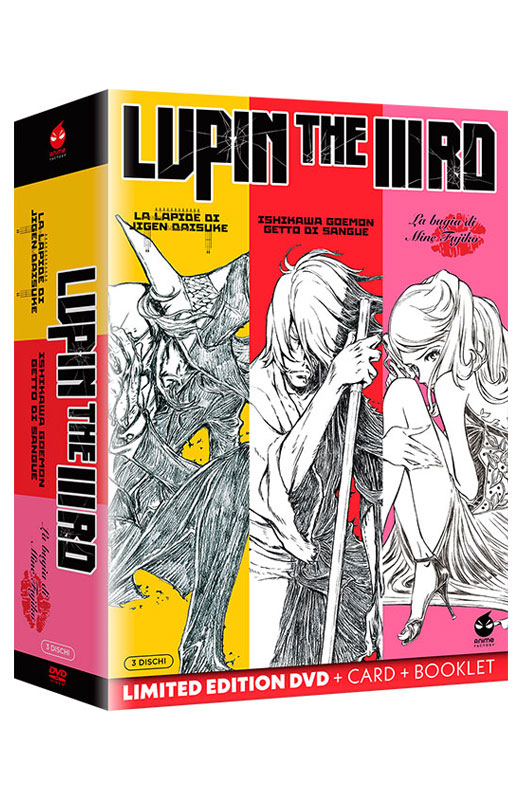 Lupin The IIIRD - La Trilogia - Limited Edition 3 DVD + Card + Booklet (DVD) Lupin The IIIRD - La Trilogia - Limited Edition 3 DVD + Card + Booklet (DVD)