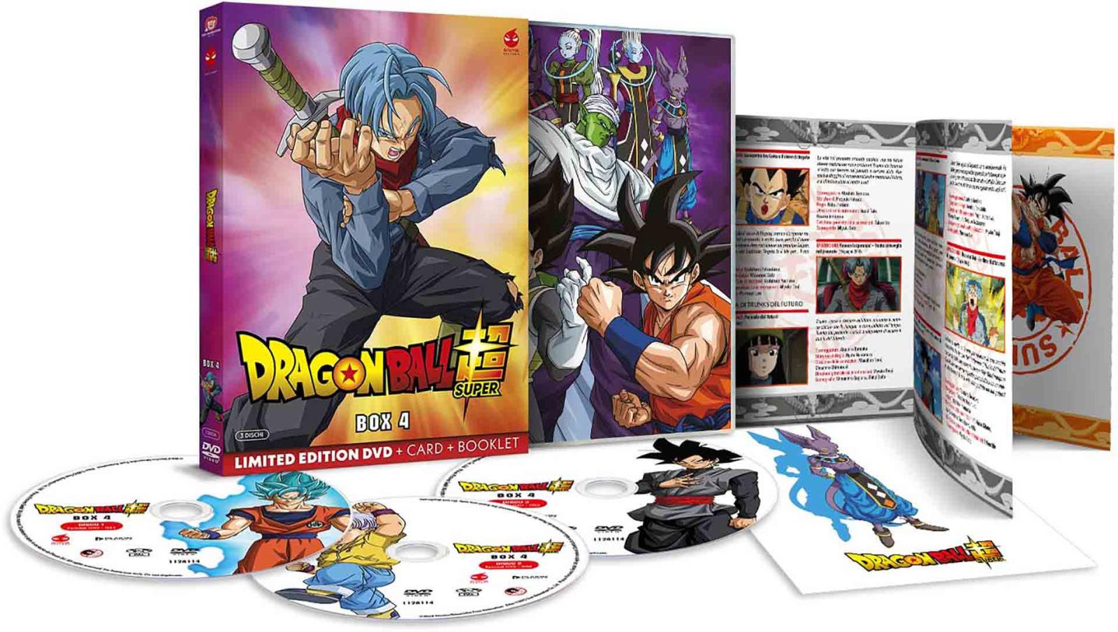 Dragon Ball Super - Volume 4 - Limited Edition 3 DVD + Card + Booklet (DVD) Image 2