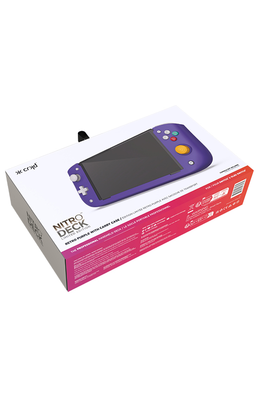 Nitro Deck Retro Viola Limited Edition per Nintendo Switch Cover