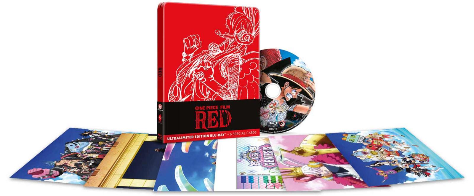 One Piece Film: RED - Steelbook Ultralimited Edition Blu-ray + 6 Special Cards (Blu-ray) Image 4