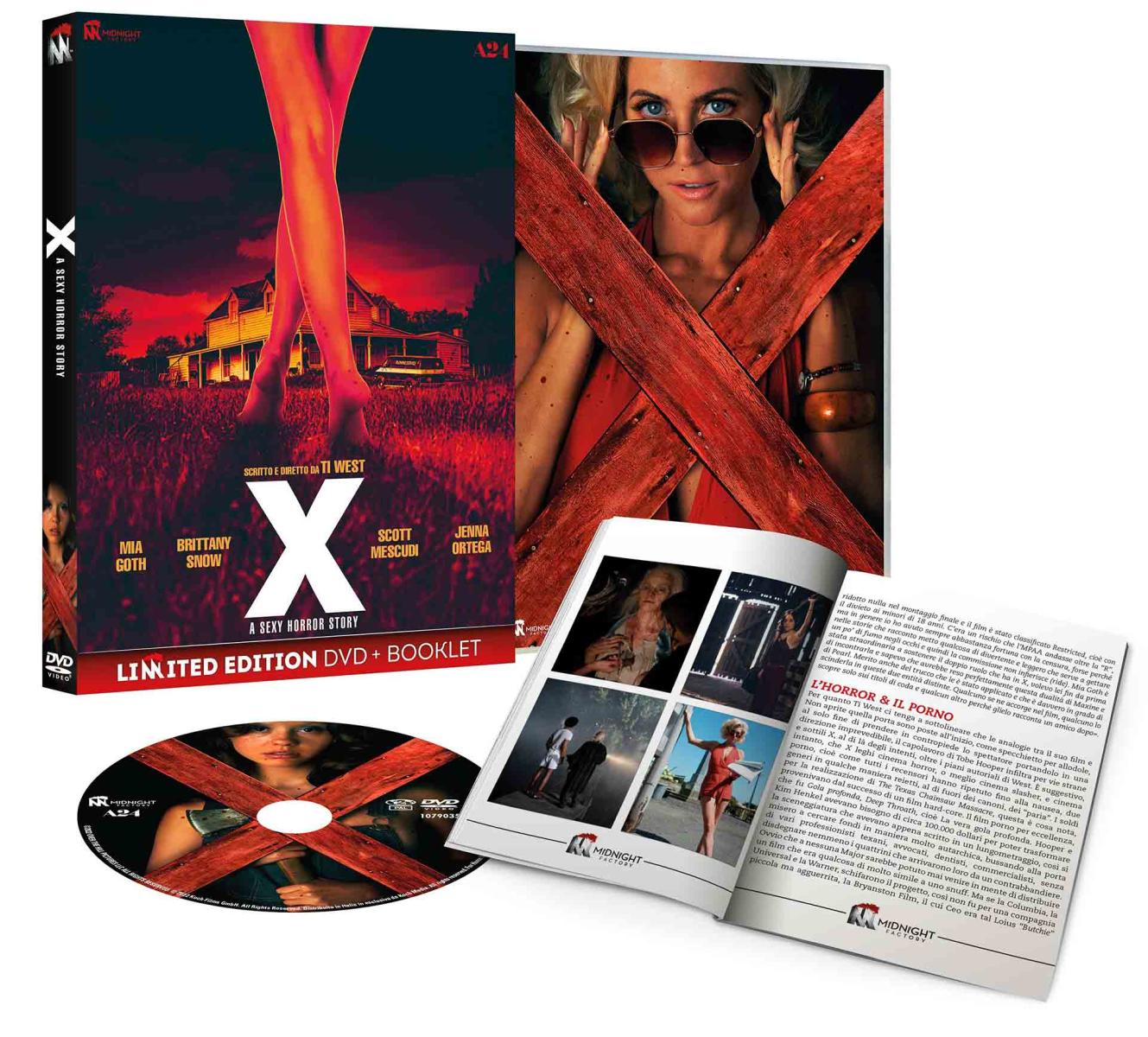 X - A Sexy Horror Story - Limited Edition DVD + Booklet - VM18 (DVD) Image 3