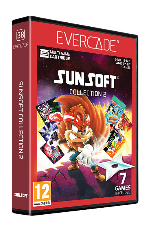 Evercade Sunsoft Collection 2 - Cartuccia Cover Evercade Sunsoft Collection 2 - Cartuccia Cover