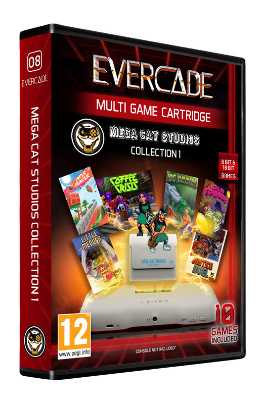 Evercade Mega Cat Studios Collection 1 - Cartuccia Cover Evercade Mega Cat Studios Collection 1 - Cartuccia Cover
