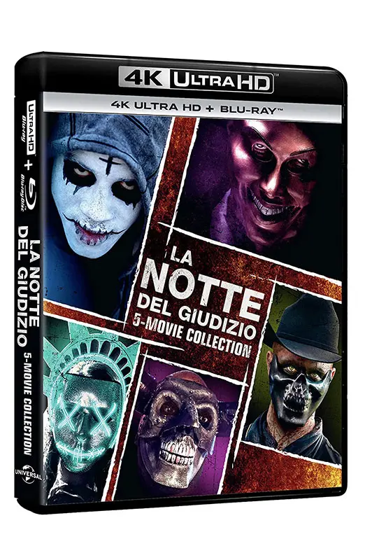 La Notte del Giudizio - 5-Movie Collection - 5 4K Ultra HD + 5 Blu-ray (Blu-ray) La Notte del Giudizio - 5-Movie Collection - 5 4K Ultra HD + 5 Blu-ray (Blu-ray)