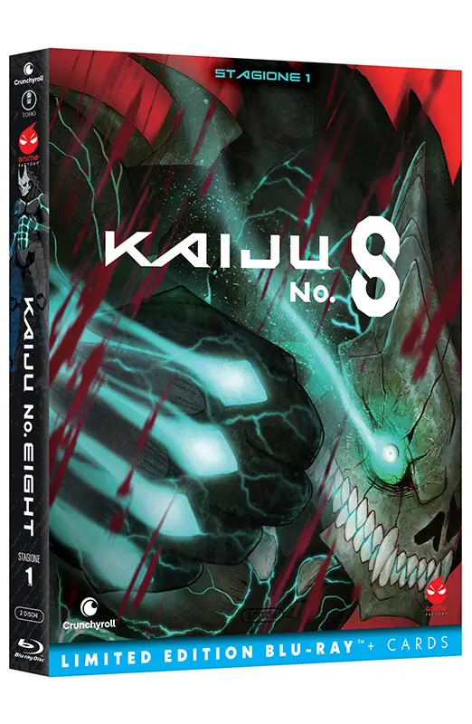 Kaiju No.8 - Stagione 1 - Limited Edition Anime Factory 2 Blu-ray + 6 Cards da Collezione - Serie TV Completa (Blu-ray)