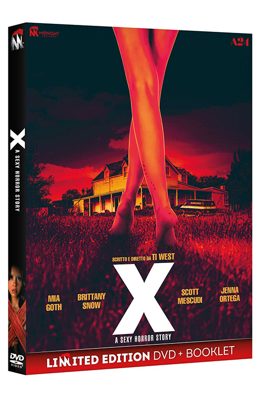 X - A Sexy Horror Story - Limited Edition DVD + Booklet - VM18 (DVD) Cover