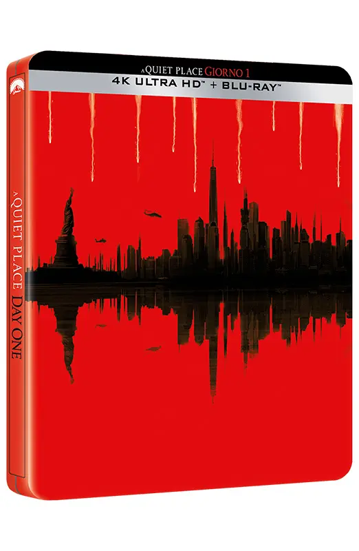 A Quiet Place - Giorno 1 - Steelbook Rossa 4K Ultra HD + Blu-ray (Blu-ray)