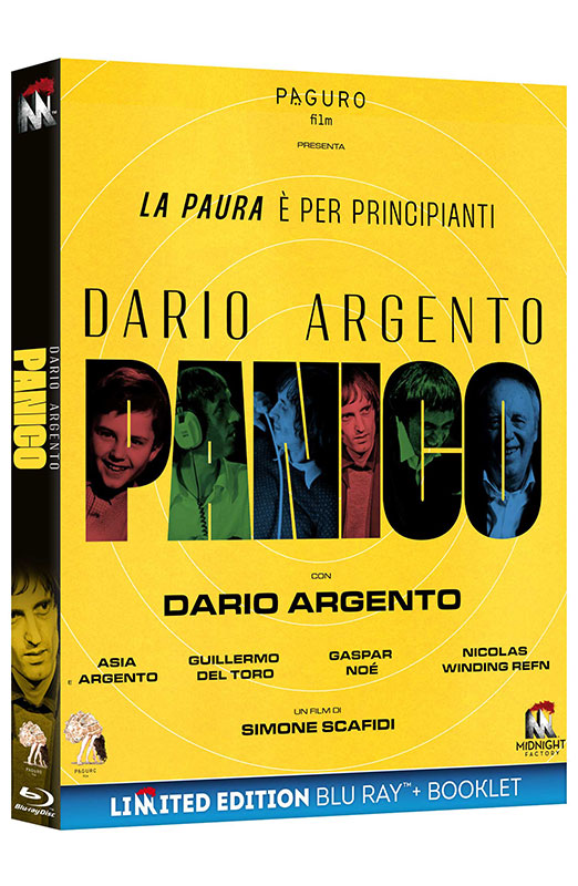 Dario Argento Panico - Limited Edition Midnight Factory Blu-ray + Booklet + CD (Blu-ray) Book, Publication, Person, Face, Head