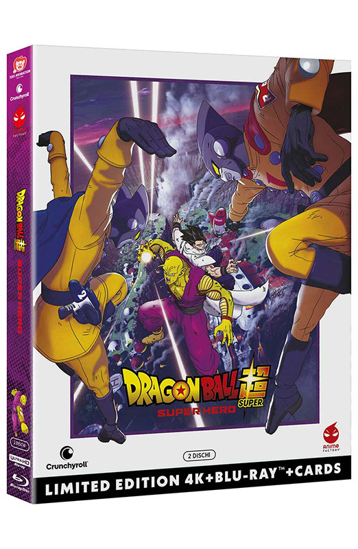 Dragon Ball Super: Super Hero - Limited Edition Anime Factory 4K Ultra HD + Blu-ray + Cards da Collezione (Blu-ray) Book, Comics, Publication, Person